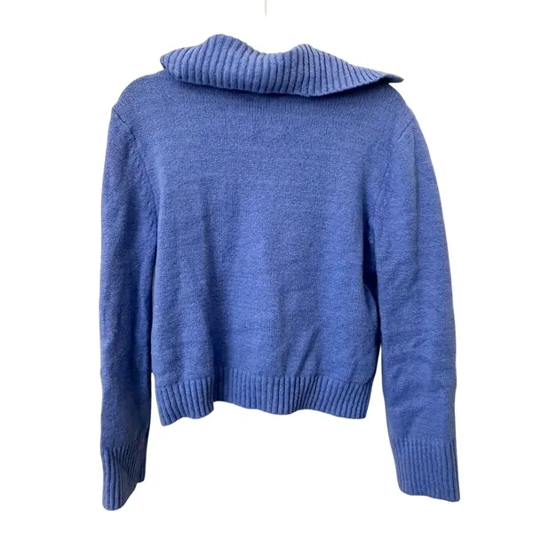 ABERCROMBIE & FITCH Duke Collared Sweater Blue Small‎ - Image 3