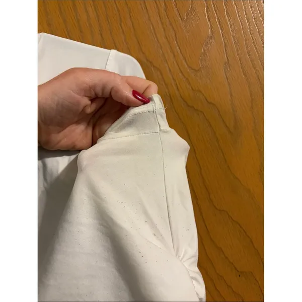 Beyond the Bump Women's White Featherweight One & Only Maternity Tee XS - Image 6