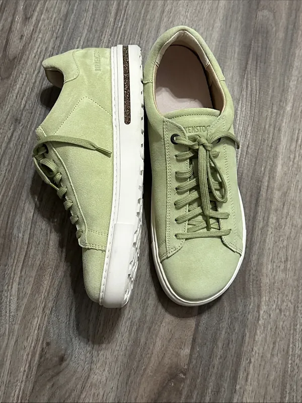 Birkenstock Bend Low Green Suede Sneakers Comfort. - Image 8