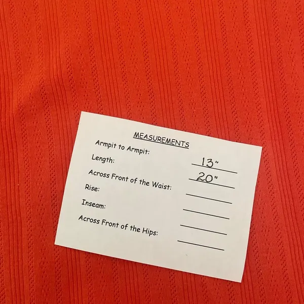 NWT!! J. CREW Pointelle Tank Top Scoop Neck Solid Orange Aperitif Red XX-Small‎ - Image 14