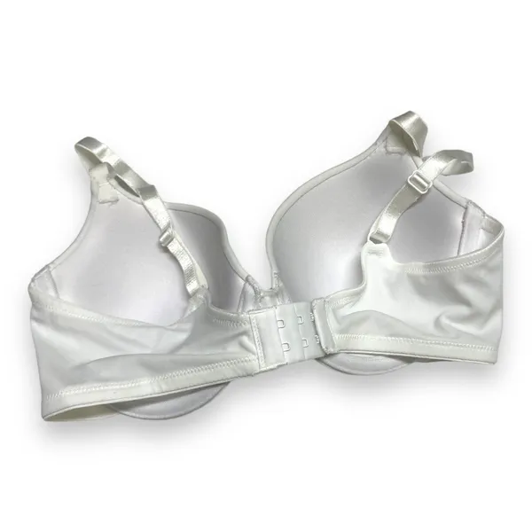 Ellen Tracy Womens Bra Size 34C Solid White T-Shirt‎ Tee Shirt - Image 2