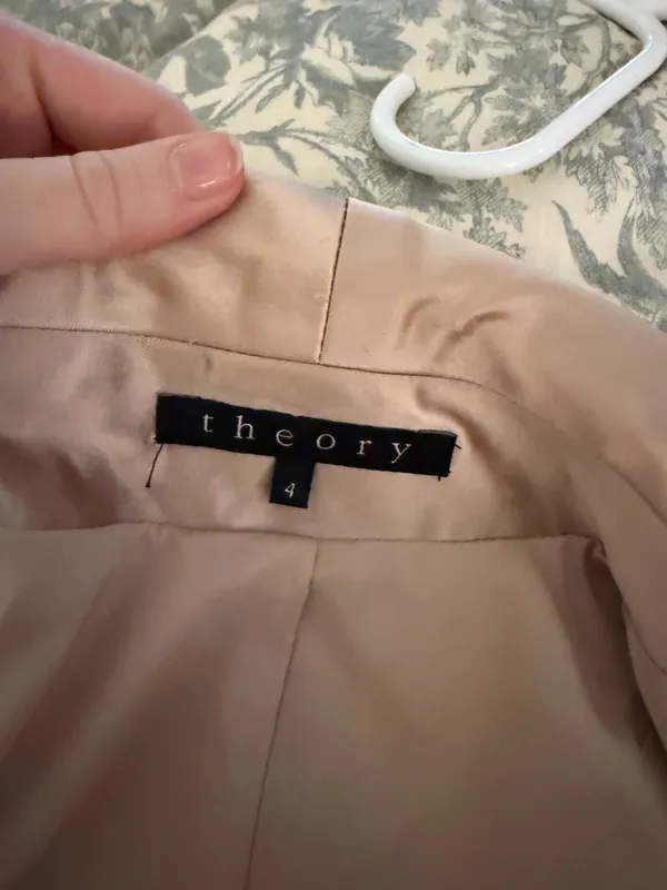 Theory satin blazer - Image 2