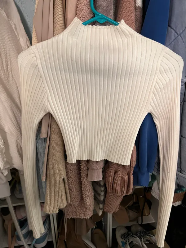 Edikted White Sweater - Image 2