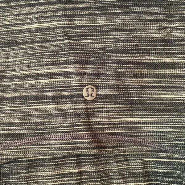 Lululemon Gray Hooded Define Jacket Heathered Stripe Full Zip Athleisure size 6 - Image 9