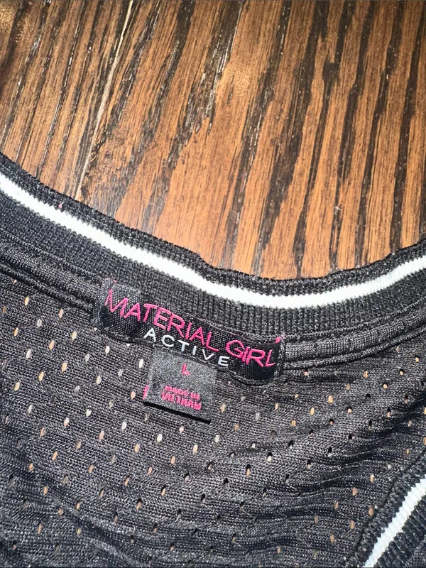 Material girl team babe fun top size large - Image 4