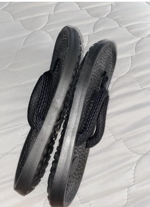 All Birds Sugar Zeffer Flip Flop Sandals Women’s 8 Black - Image 2