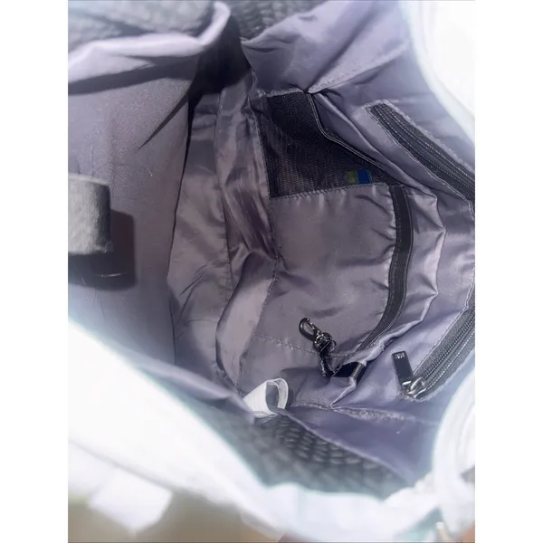 Open Story Travel Blue Nylon Laptop Bookbag School Multiple Compartment Backpack - Image 13