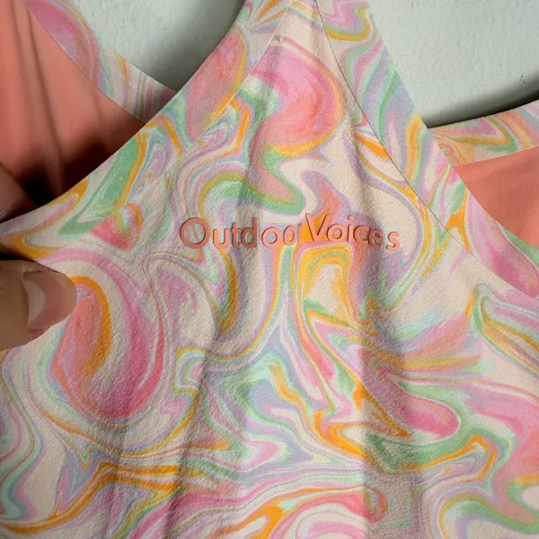 Outdoor Voices The Exercise Dress Pink Marble Swirl Active Mini Size S RN147908 - Image 8
