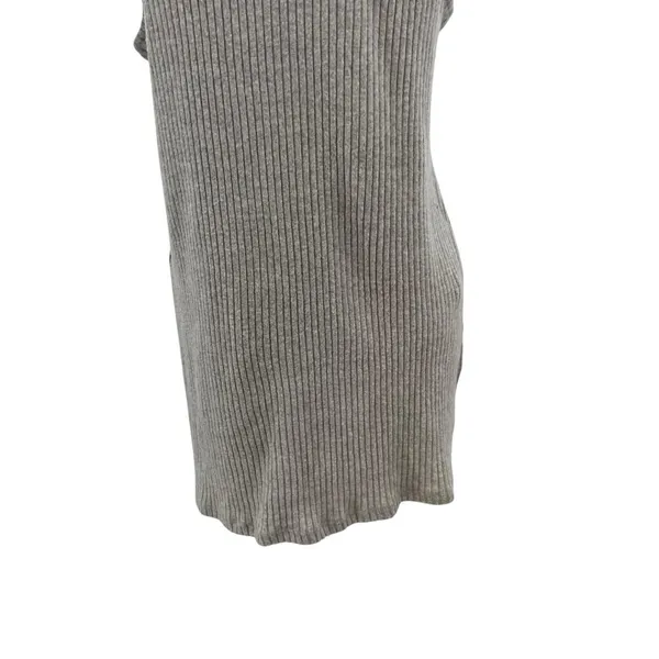 Anthropologie‎ Ro & De Rib Tunic Tank Top Sleeveless Turtleneck Gray Size Small - Image 12