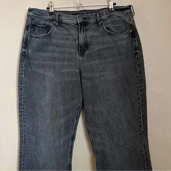 American Eagle 90s Bootcut Black Jeans 16 Regular - Image 3
