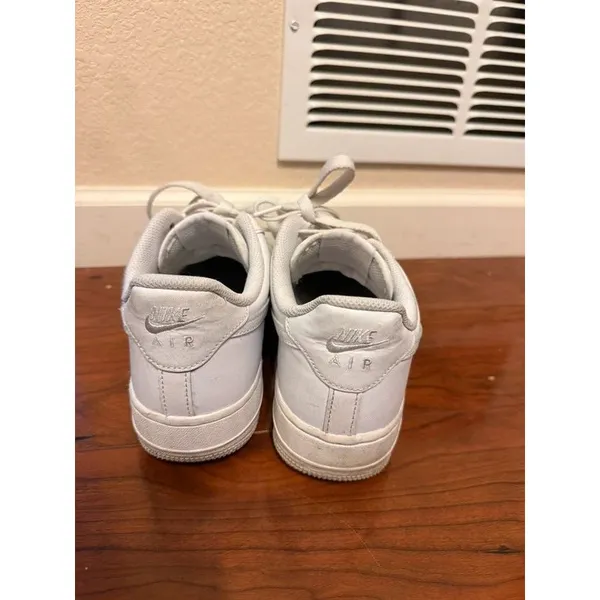 Nike Air Force 1 Triple White Sneakers Women’s 10 - Image 3