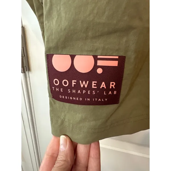 Free People OOFWEAR Oversized Khaki Cotton Rain‎ Duster Jacket Size 12 NWT - Image 6