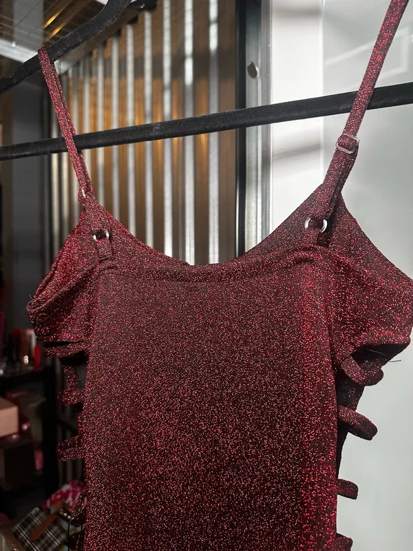 Dress Red Size XS - Image 8