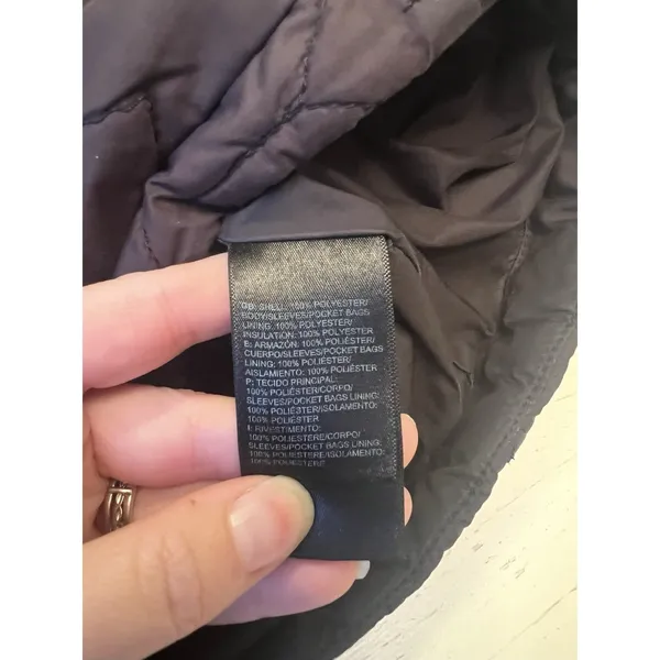 The North Face Thermoball Black Quilted‎ Insulated Puffer Jacket Womens L - Image 4