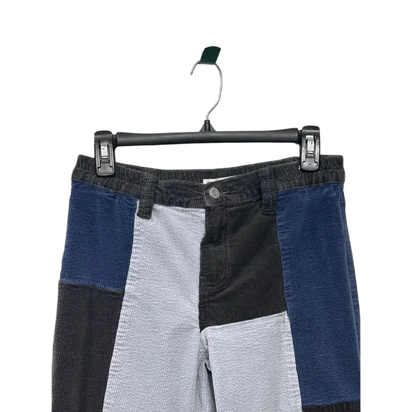 PacSun Patchwork Corduroy Pants Y2K Indie Funky Colorblock Straight W29 (8) - Image 11