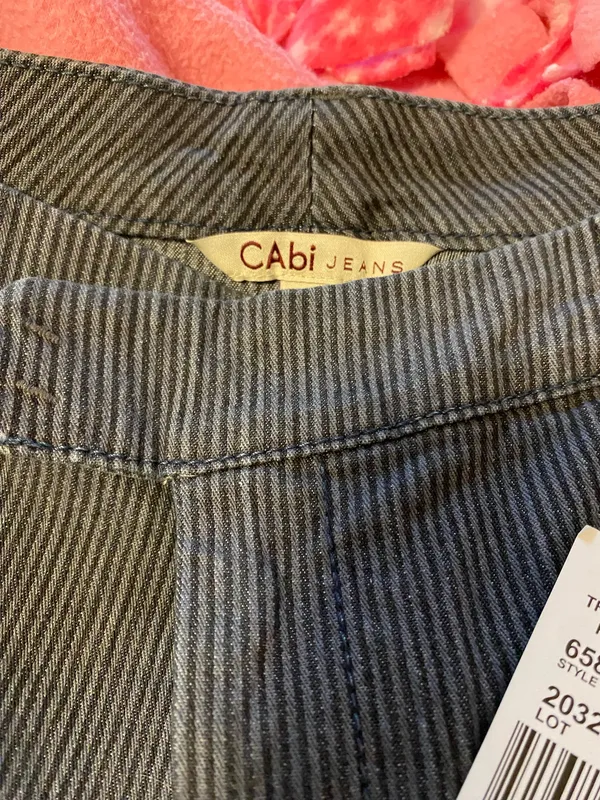 Cabi Pinstripe Jeans - Image 3