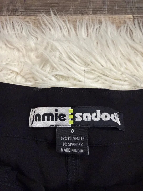 NWOT Jamie Sadock stretch capri golf pants multi pocket black 8 - Image 3