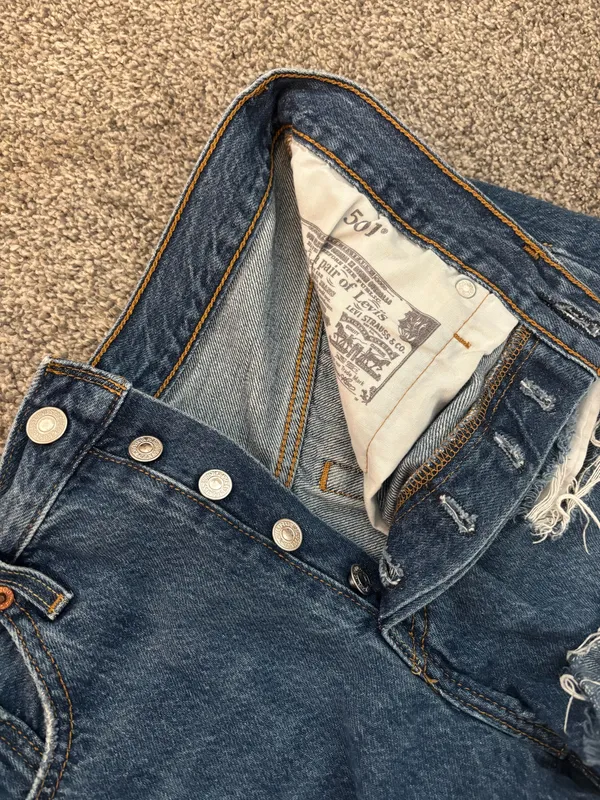 Levi’s 501 Shorts High-Rise Denim - Image 3