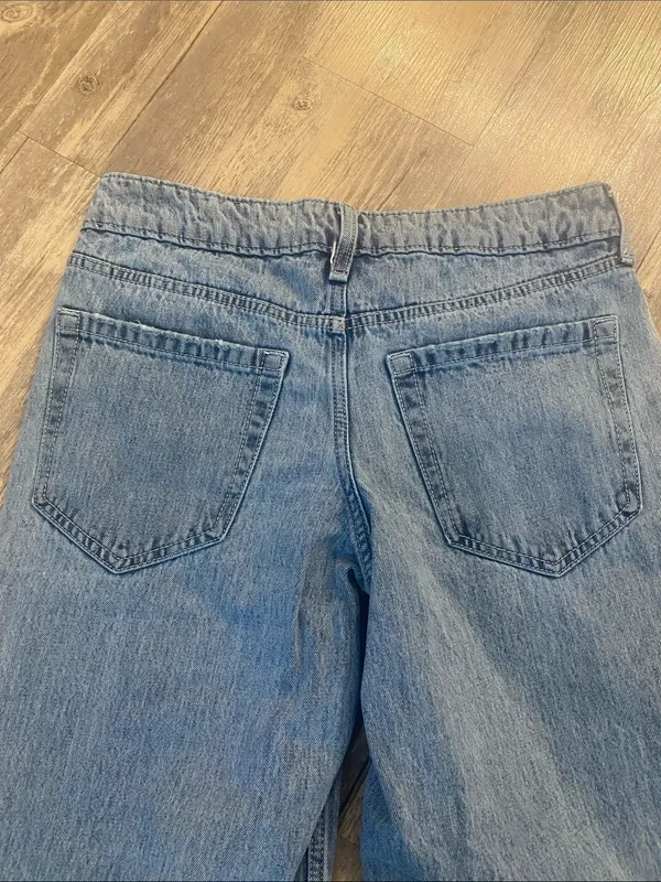 Hollister Low Rise Baggy Jeans Blue Size W26 x L29 - Image 12