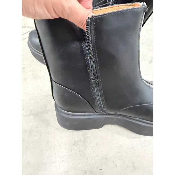 Wild Fable Honor Black Front Zip Platform Ankle Boots Womens 7.5 Lug Sole NEW - Image 6