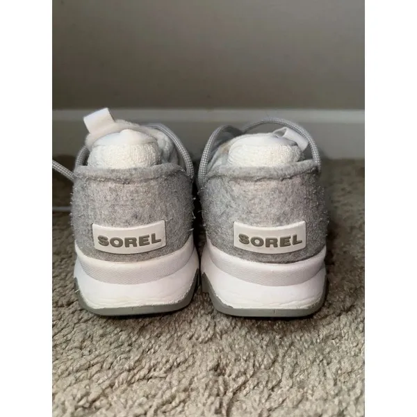 Sorel Kinetic Impact Lace Sneakers White Gray Women’s Size 7 - Image 4