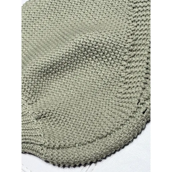 POL Oversized Chunky Open Cardigan Sage Green Lantern Sleeve Sweater size Small - Image 6