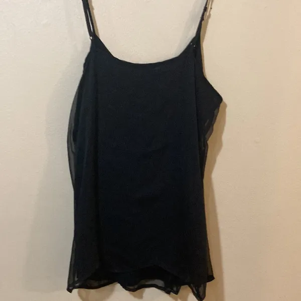 Sheer black tank top-The Limited - Image 6
