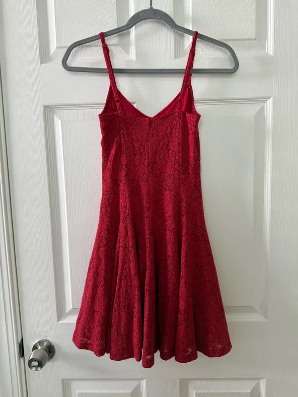 Brandy Melville Red Mini Dress - Image 5