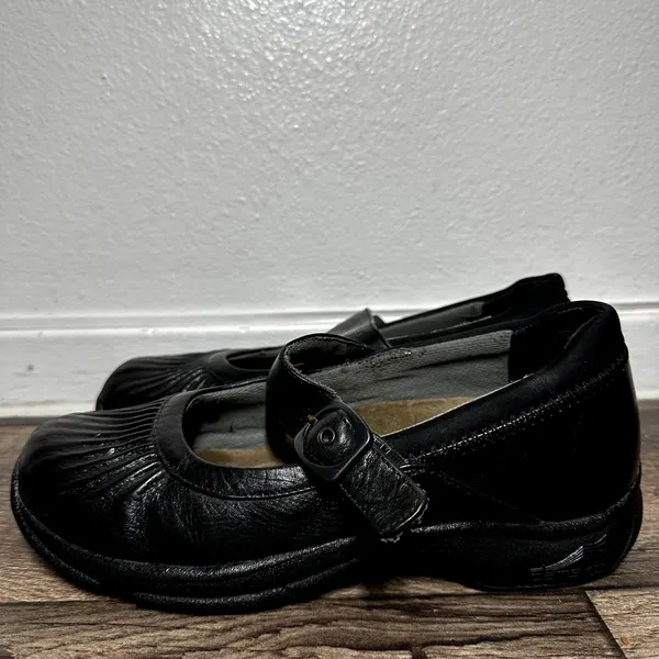 Dansko Kitty Mary Jane Shoes Leather Buckle Strap Slip Resistant Black 39 8.5 - Image 4