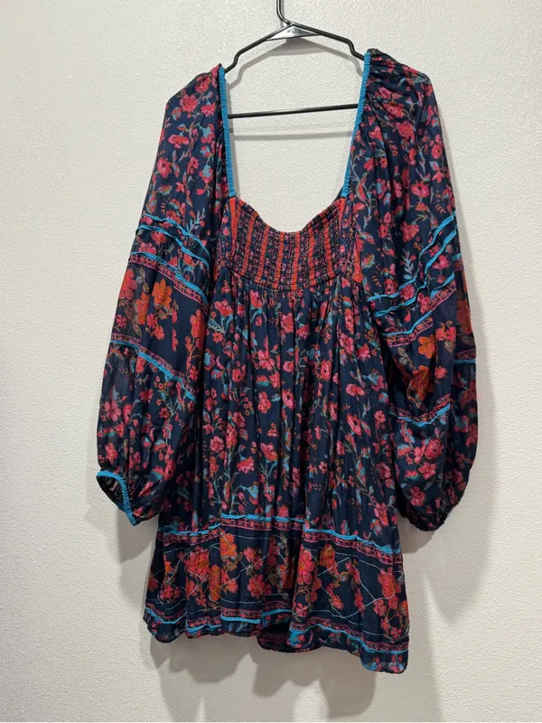 Free People Endless Afternoon Floral Mini Dress XL NWOT - Image 10