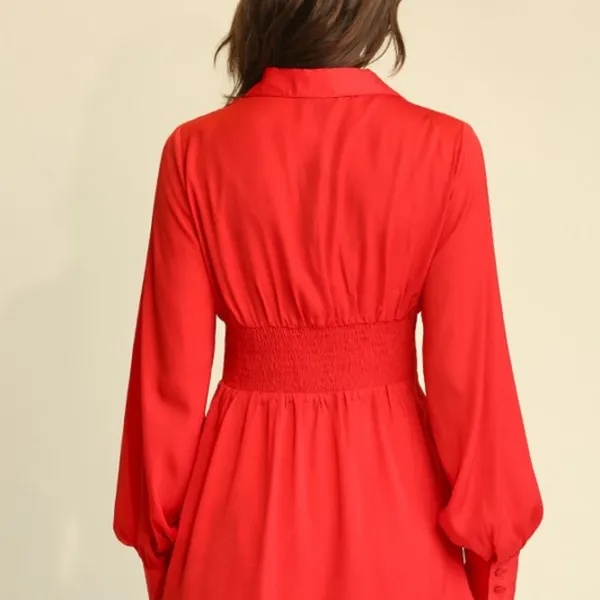 33.‎ Scarlet Red Corset Top - Image 4