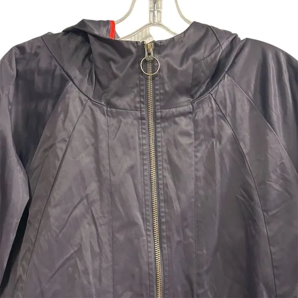 Lilla P Women's Hooded Rain‎ Jacket Black Size S Casual Lightweight - Image 6