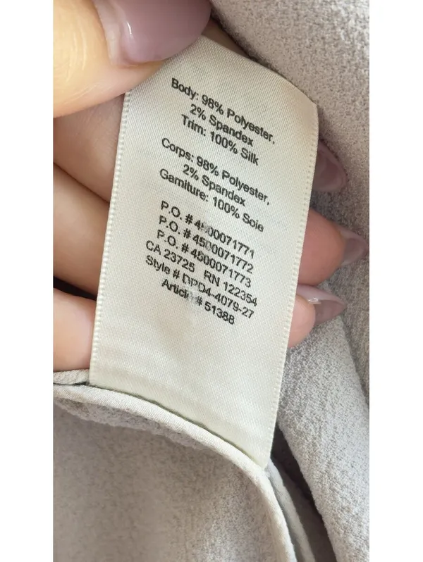 Wilfred Aritzia Chevalier Blazer Open Front Shawl Collar Taupe Size 2 - Image 5