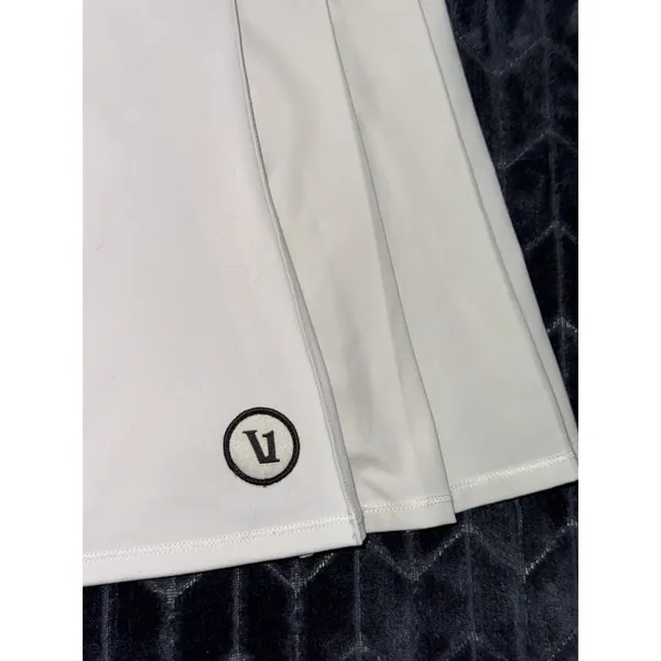 Vuori Women All The Form White Skort skirt Short Size Large - Image 3