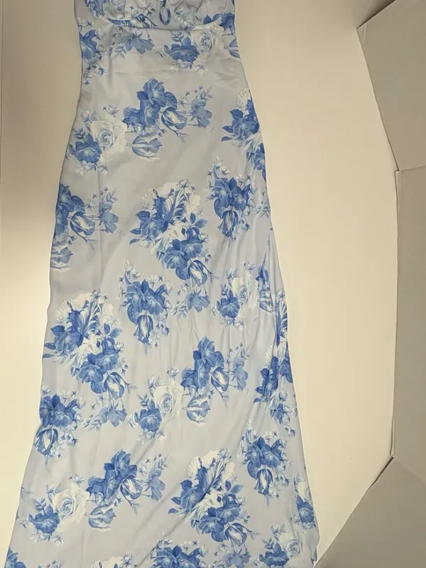 Princess Polly Hamri Maxi Dress‎ White & Blue Floral - Size 4 - NEW With Tags. - Image 7