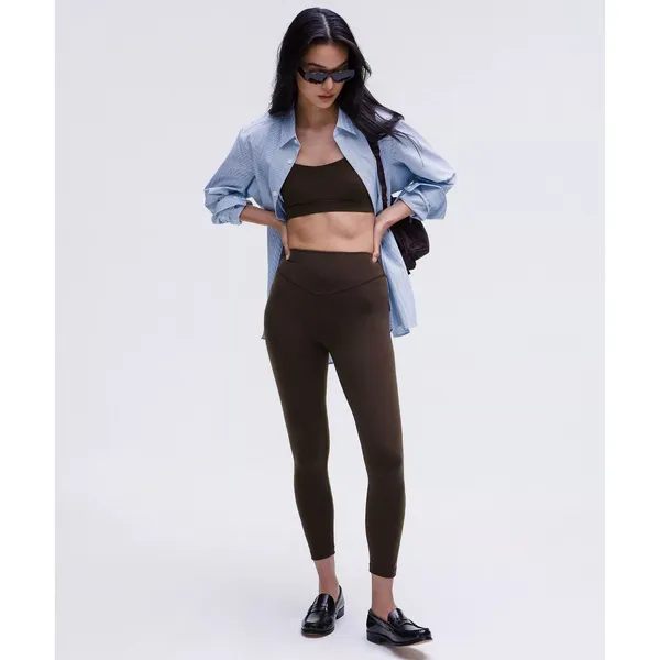 Lululemon Wunder Under SmoothCover High-Rise Tight 25" Size 6 Espresso NWT - Image 3