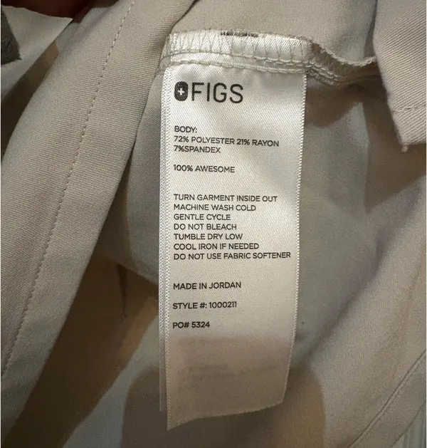 Beige Figs Scrub top - Image 4