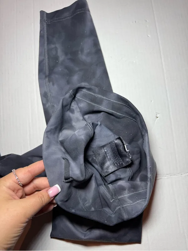 Lululemon Wunder Train Leggings In Diamond Dye Graphite Grey 25" - Image 3