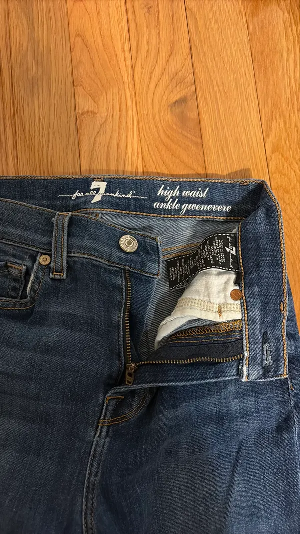 Jeans All For 7 Mankind Skinny Ankle High-Waisted - Image 2
