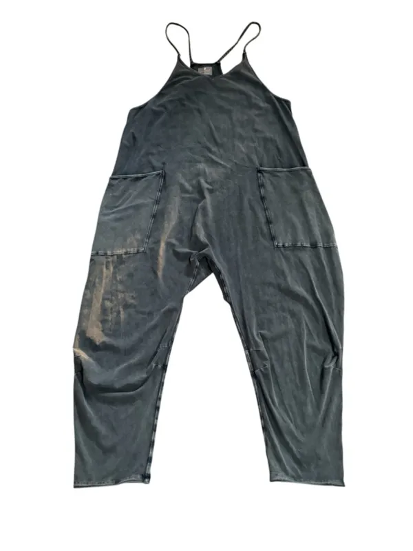 FP Movement Hot Shot Jumpsuit Size M Washed Black / Charcoal Grey - Image 2