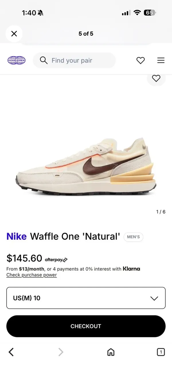 Nike Waffle One Shoes - Image 5