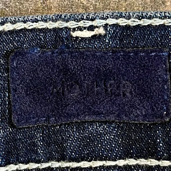 Mother The Hustler Ankle Fray Distressed Denim Jean 26 - Image 3