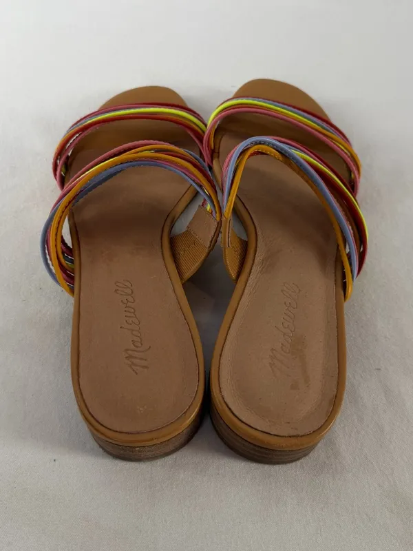 Madewell The Meg Leather‎ Slide Strappy Sandal in Multi Size 6.5 - Image 4