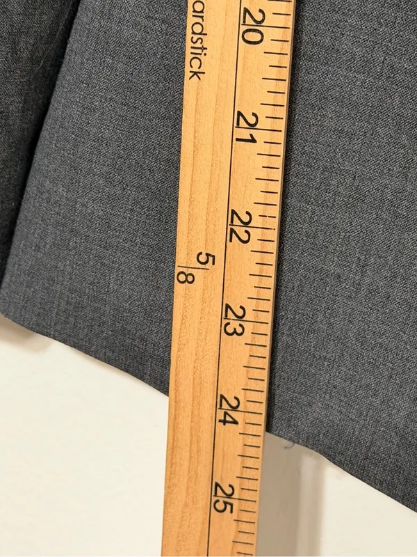 J. CREW Slim Single-Button Blazer Size 0 Women’s Gray Office Work Business - Image 8