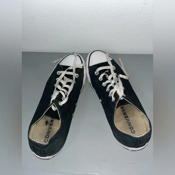 Converse Chuck Taylor All Star Double Tongue Black Iris Low Top Shoes Sz 9 Women - Image 10