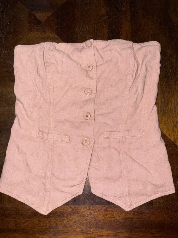 Wild Fable Linen Suiting Tube Top - Image 2