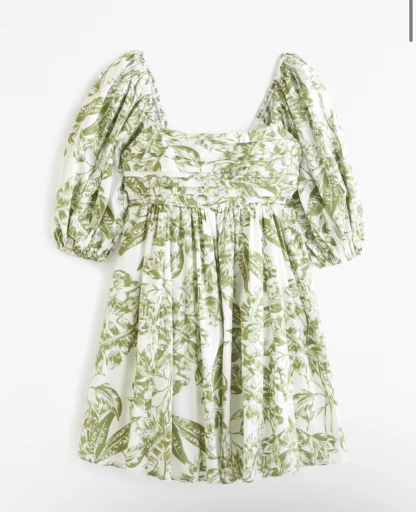 Abercrombie Emerson Mini Dress - Green - Image 2