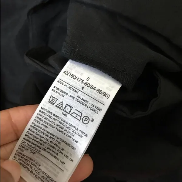 GAP Black Wide Leg Dress Pants - Image 5