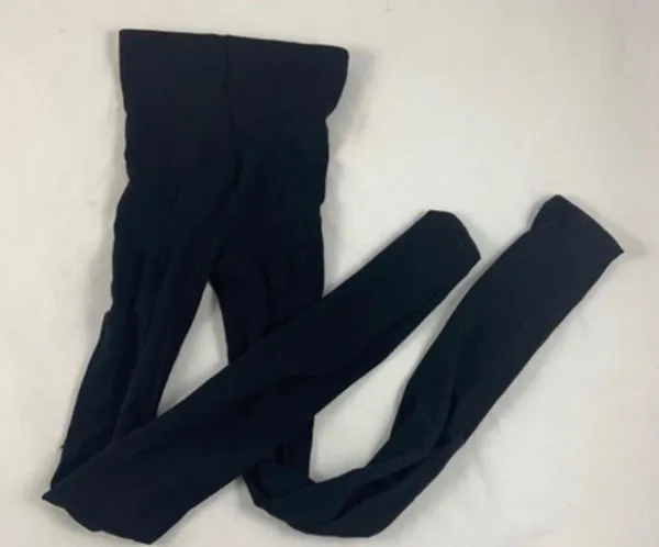 M/L Black Thick panty hose tights - Image 2