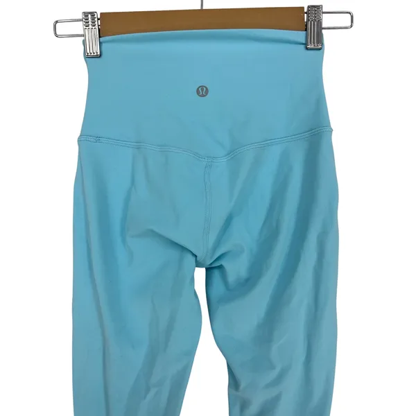 Lululemon Align High-Rise Pant 25" Cyan Blue Nulu Leggings Size‎ 2 - Image 8